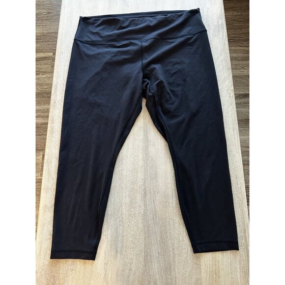 Lululemon Wunder Train High-Rise Tight 25" Black Size 20 - Picture 2 of 7